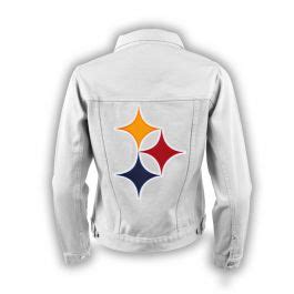 steelers sports jacket|steelers denim jacket.